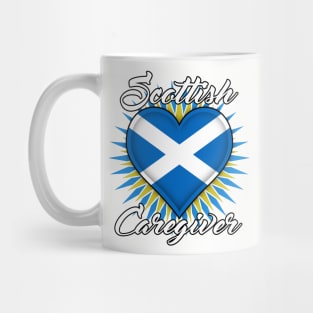 Scottish Caregiver (white font) Mug